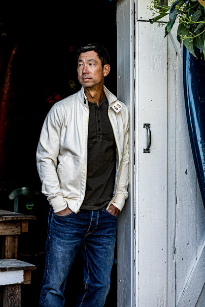 Men | Stinson Moto Zip | 12oz 100% Cotton - Natural