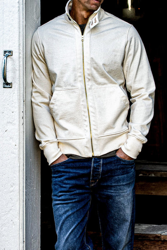 Men | Stinson Moto Zip | 12oz 100% Cotton - Natural