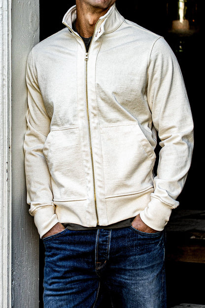 Men | Stinson Moto Zip | 12oz 100% Cotton - Natural