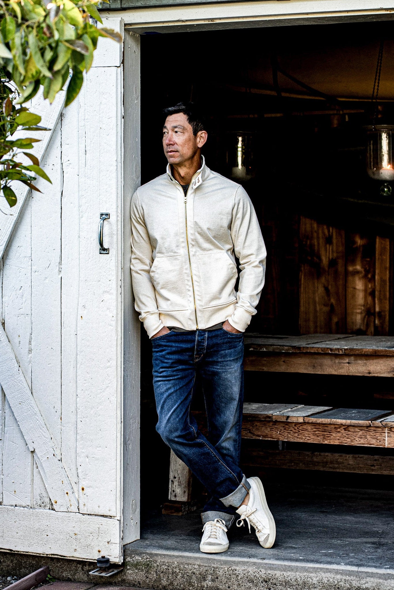 Men | Stinson Moto Zip | 12oz 100% Cotton - Natural
