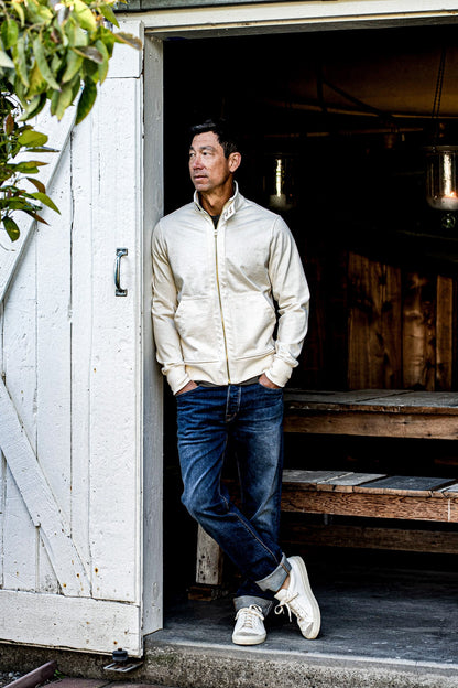 Men | Stinson Moto Zip | 12oz 100% Cotton - Natural