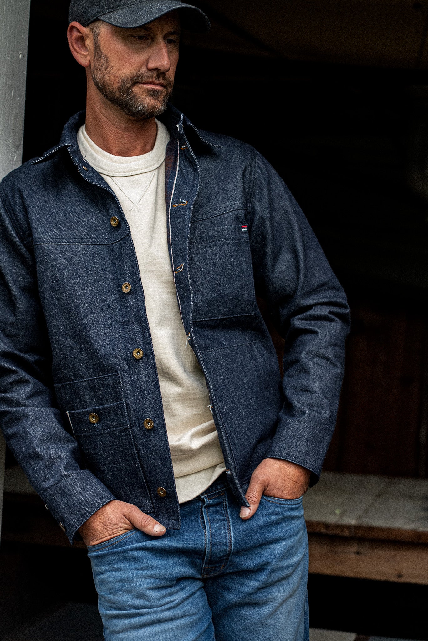 Men's Nico Chore Coat | Selvedge - Indigo
