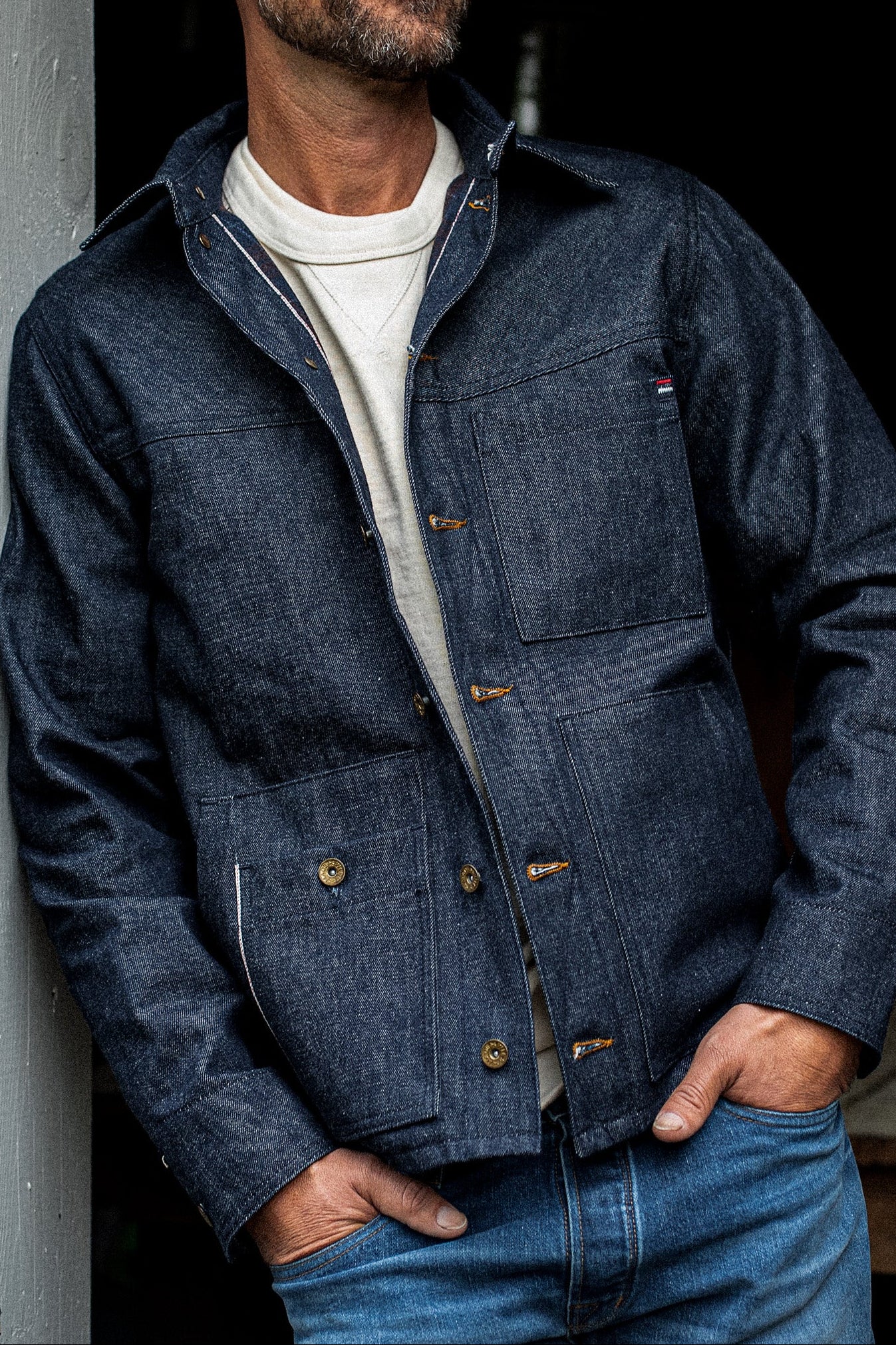 Men's Nico Chore Coat | Selvedge - Indigo
