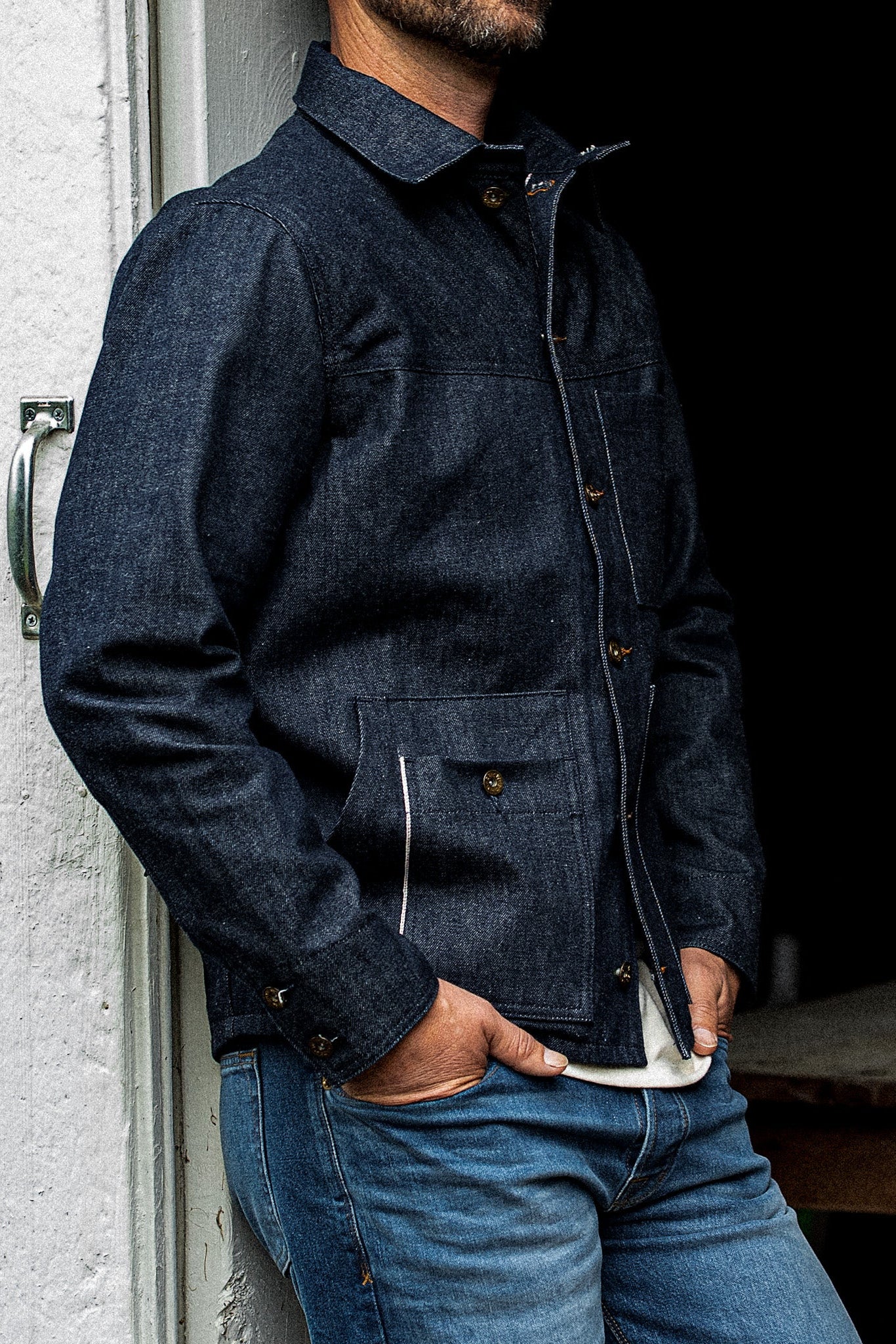 Men's Nico Chore Coat | Selvedge - Indigo