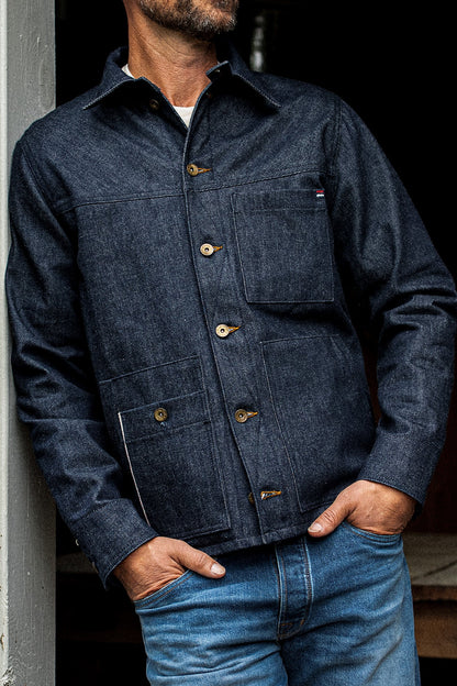 Men's Nico Chore Coat | Selvedge - Indigo