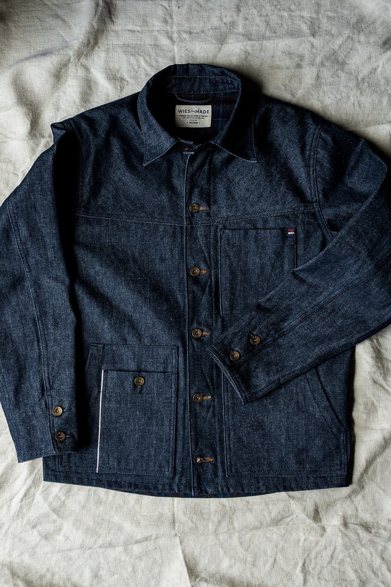 Men | Nico Chore Coat | Selvedge - Indigo – WiesMade