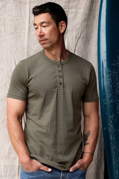 Reyes Henley | Heavyweight 8oz 100% Cotton