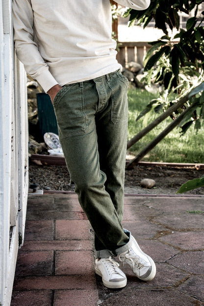 Scout Jean | Denim Military Pant - Olive
