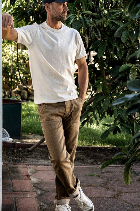 Scout Jean | Denim Military Pant - Wheat