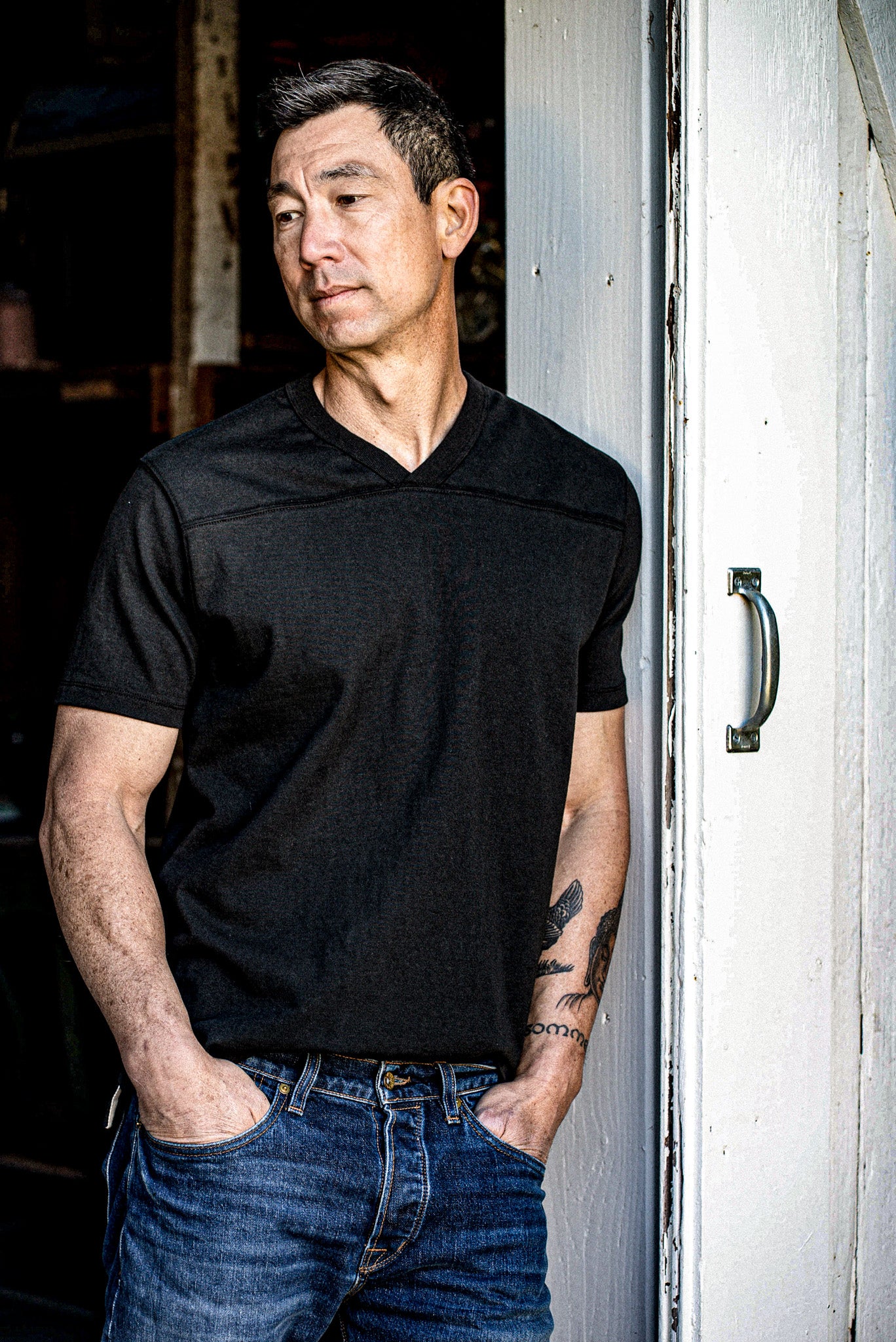 Men | Stinson V Jersey | 12oz 100% Cotton - Basalt