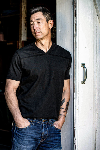 Men | Stinson V Jersey | 12oz 100% Cotton - Basalt