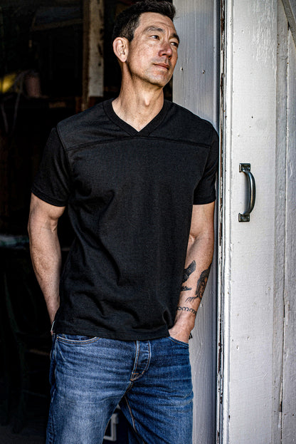 Men | Stinson V Jersey | 12oz 100% Cotton - Basalt