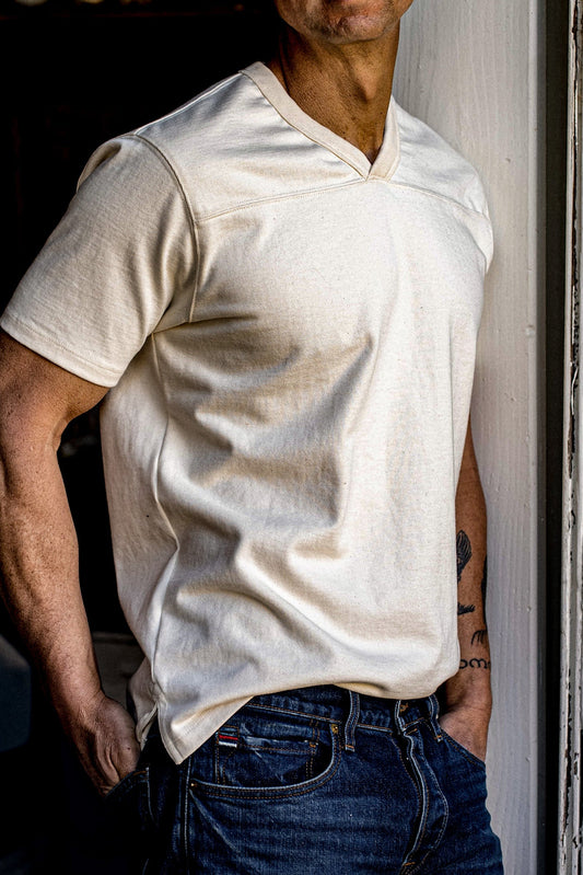 Men | Stinson V Jersey | 12oz 100% Cotton - Natural