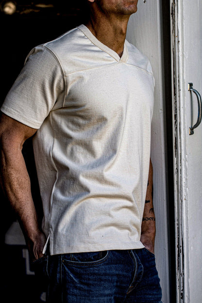 Men | Stinson V Jersey | 12oz 100% Cotton - Natural
