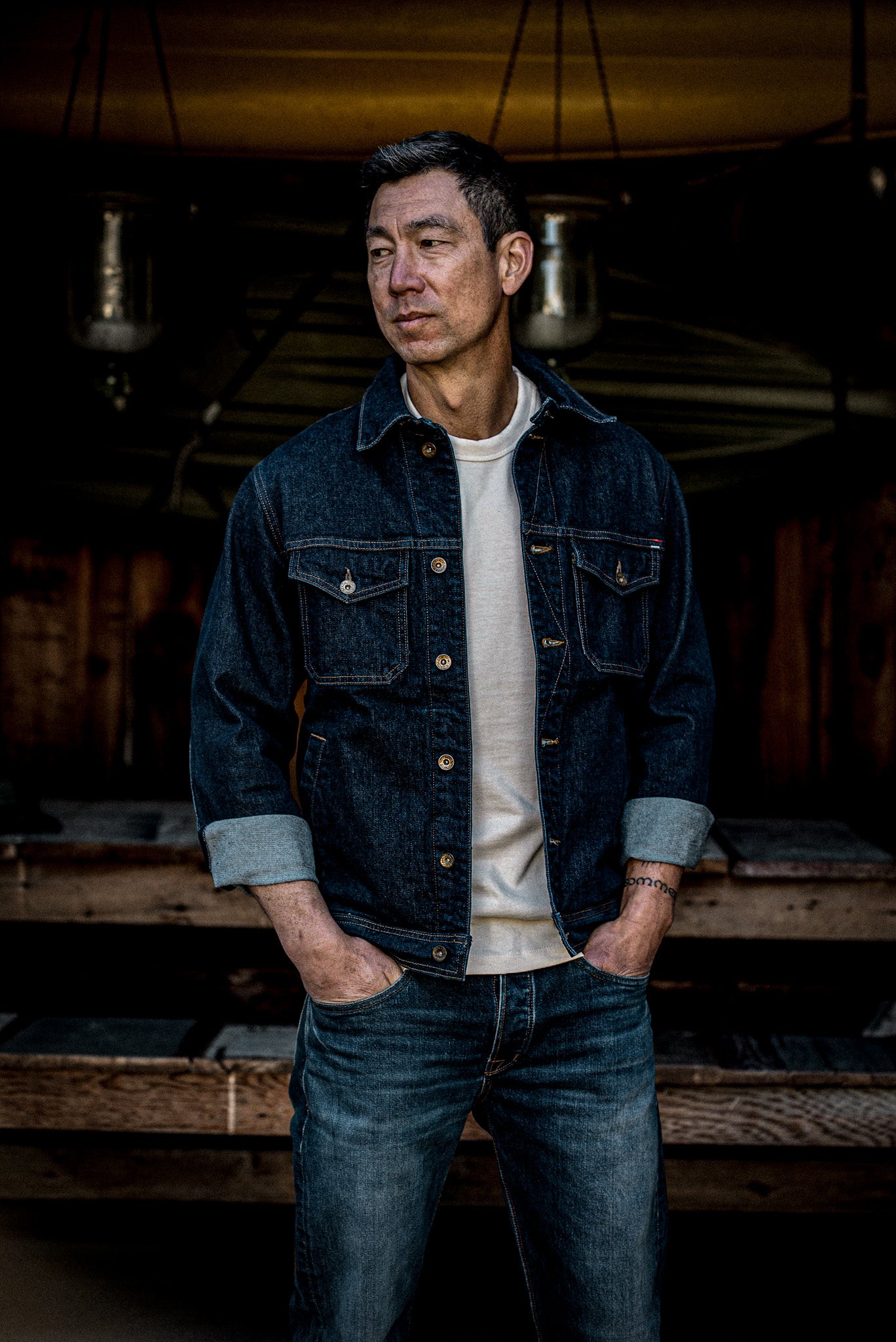Artcher Jacket Ocean | 14oz Broken Twill Denim – WiesMade
