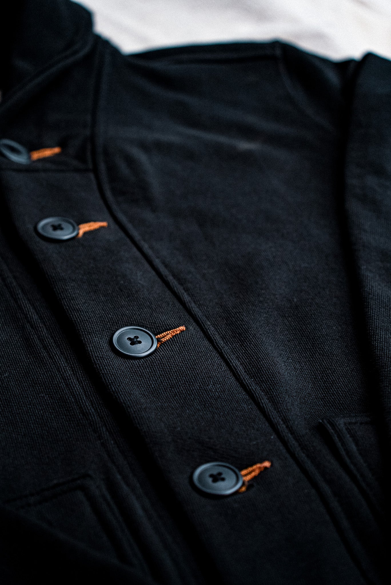 Men's Bodega Shawl Cardigan | 14oz 100% Cotton French Terry- Basalt