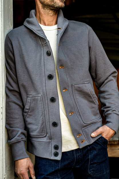 Bodega Cardigan French Terry Shawl Collar Cardigan