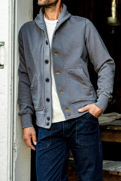 Bodega Cardigan French Terry Shawl Collar Cardigan