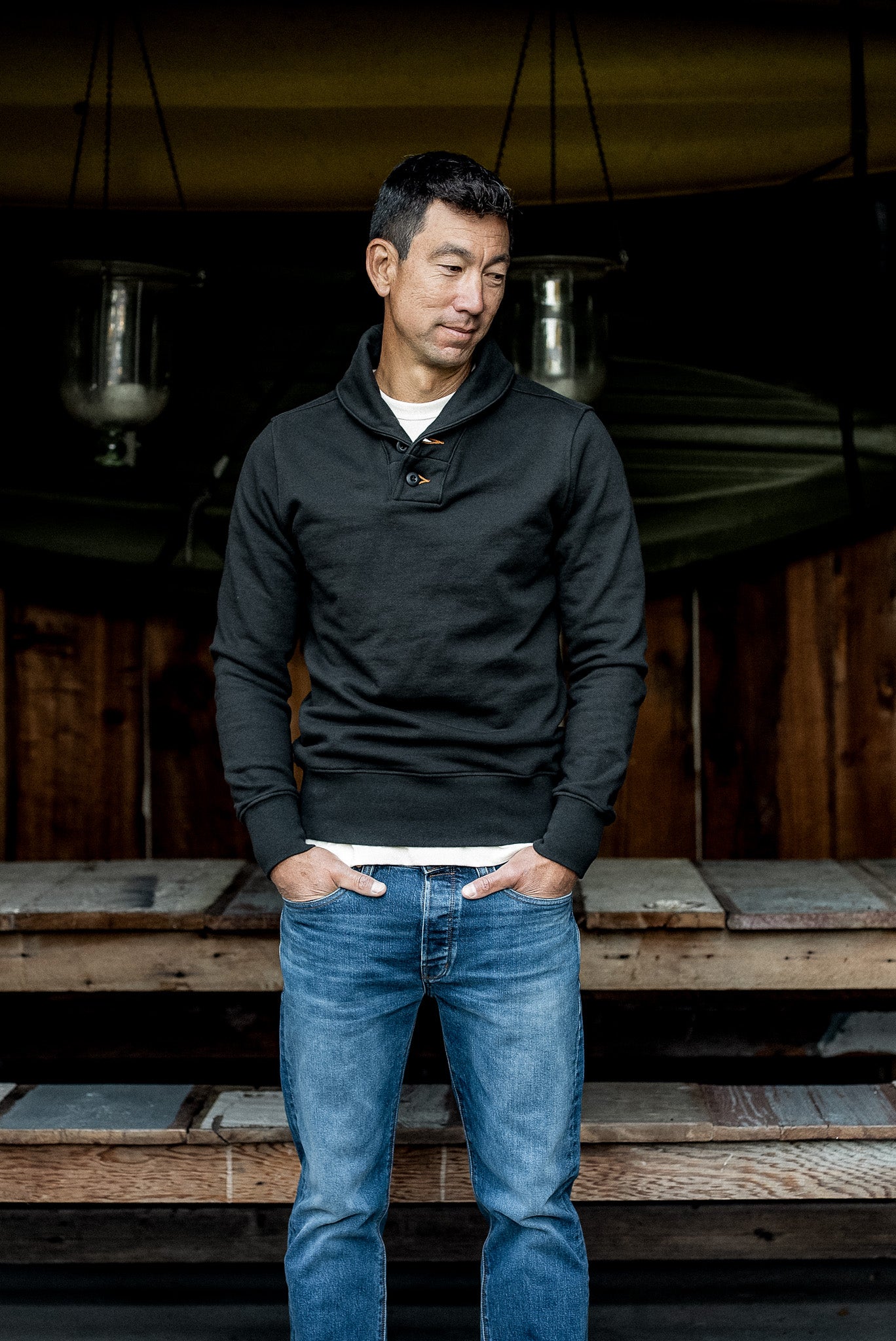 Bodega Shawl Pullover | 14oz French Terry Shawl Collar