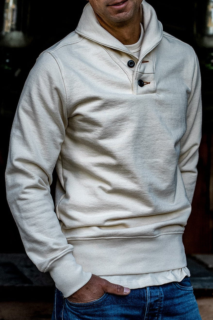 Men's Bodega Shawl Pullover French Terry - Basalt | WiesMade