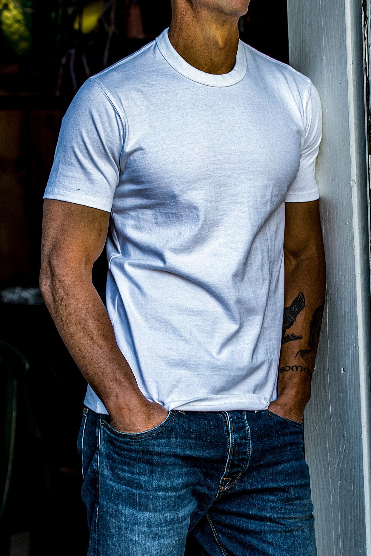 Men | Bolinas Tee Heavyweight | 8oz 100% Cotton - White