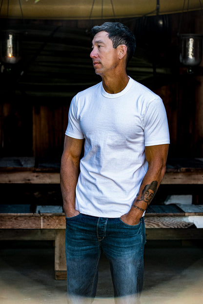 Men | Bolinas Tee Heavyweight | 8oz 100% Cotton - White
