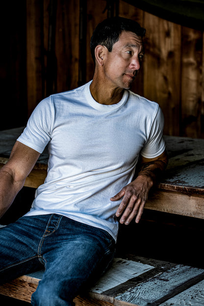 Men | Bolinas Tee Heavyweight | 8oz 100% Cotton - White