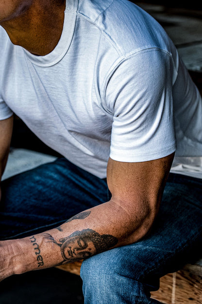 Men | Bolinas Tee Heavyweight | 8oz 100% Cotton - White