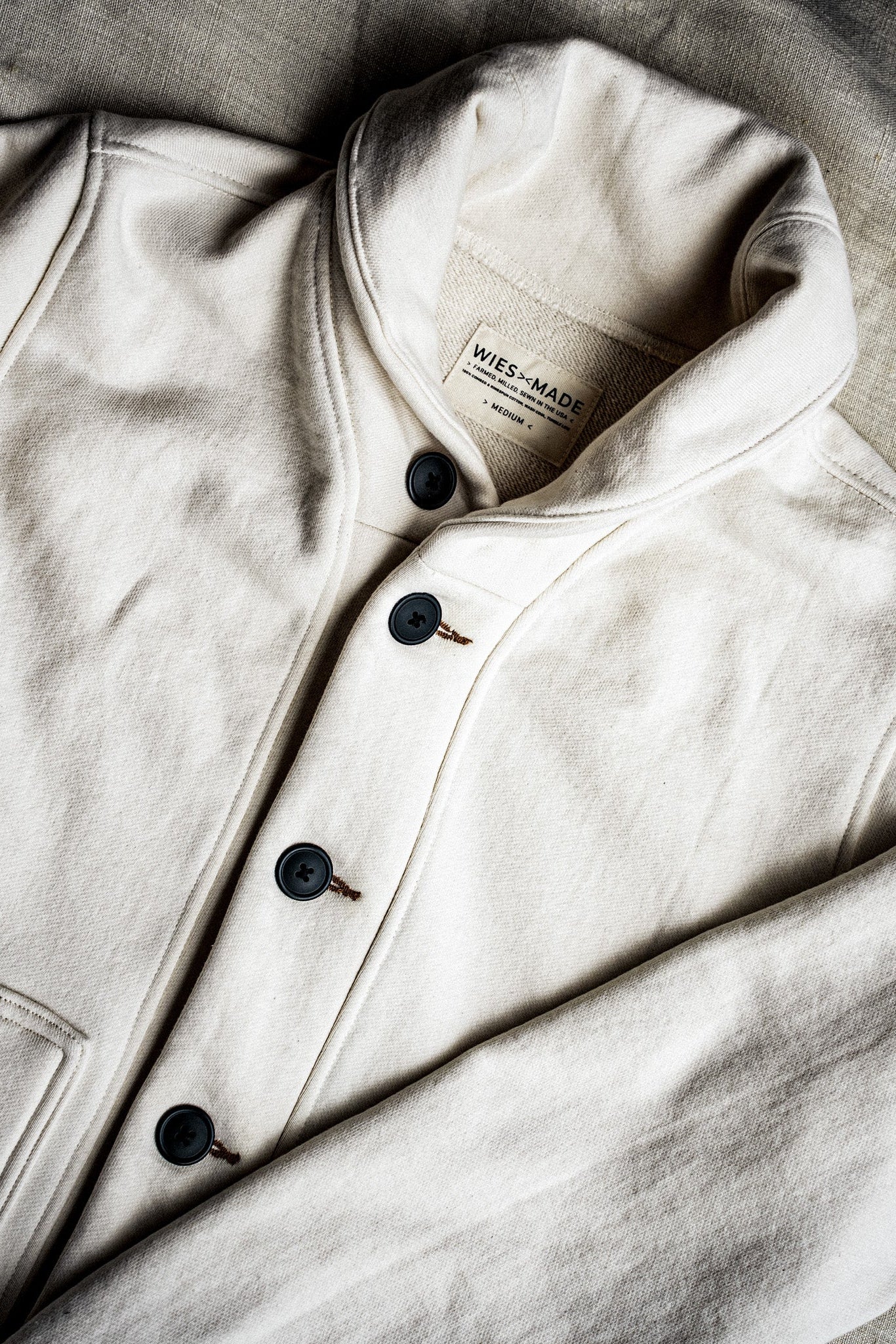 Men's Bodega Shawl Cardigan French Terry - Natural – WiesMade