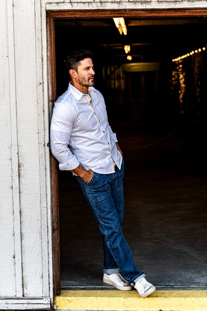 Men | Luma Shirting  | 7oz Twill 100% cotton - White