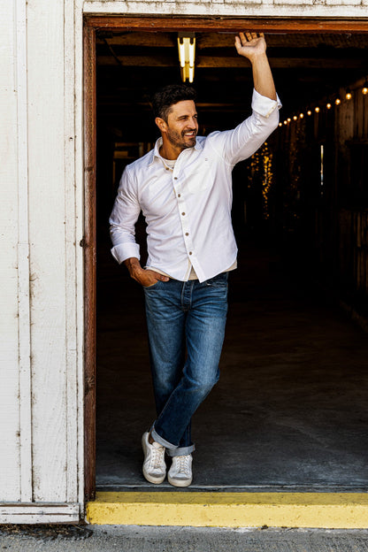 Men | Luma Shirting  | 7oz Twill 100% cotton - White