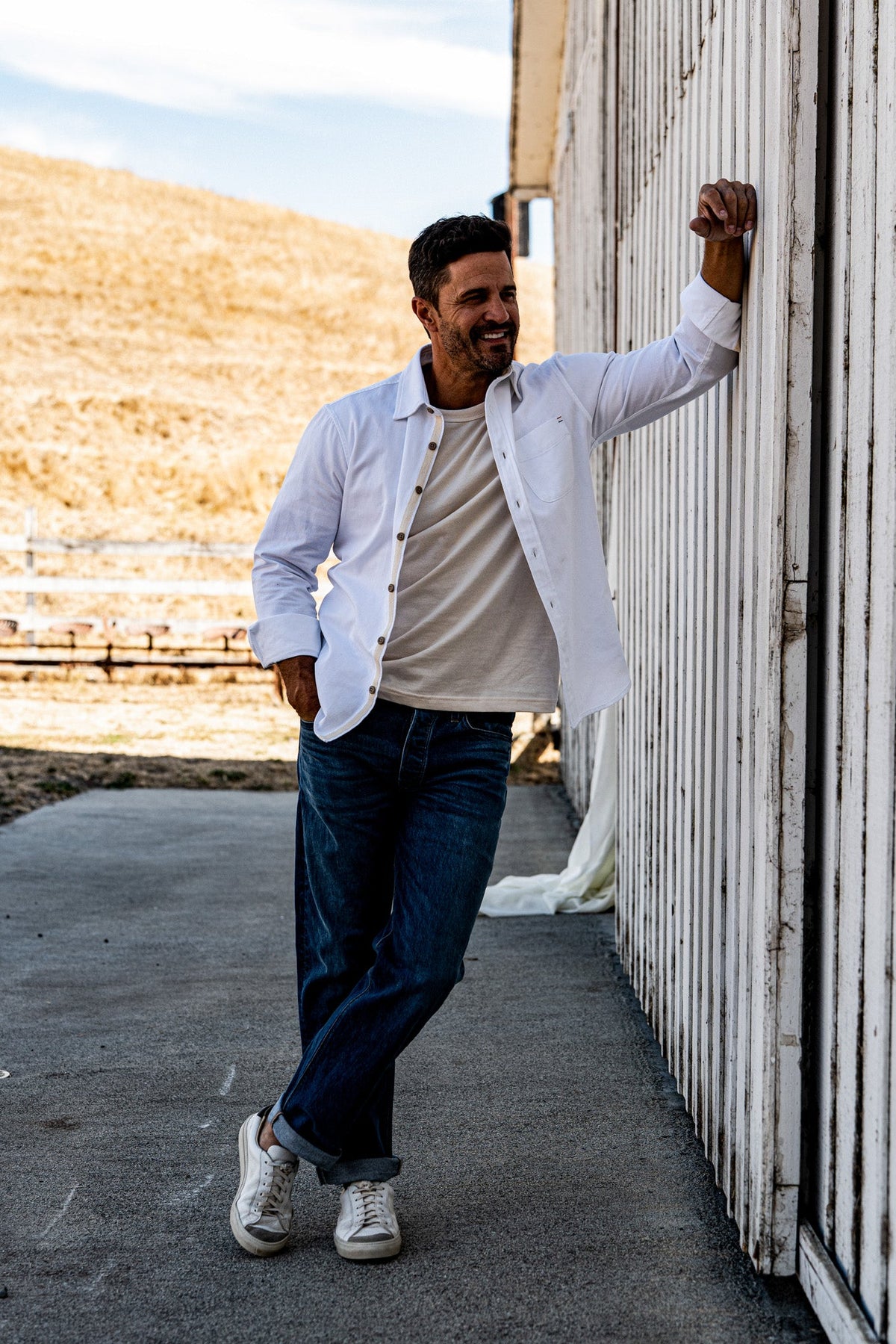 Men | Luma Shirting  | 7oz Twill 100% cotton - White