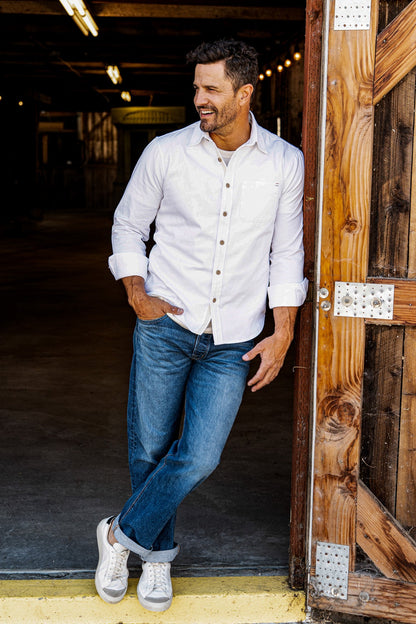 Men | Luma Shirting  | 7oz Twill 100% cotton - White
