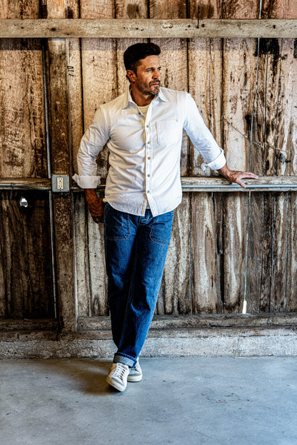 Men | Luma Shirting  | 7oz Twill 100% cotton - White