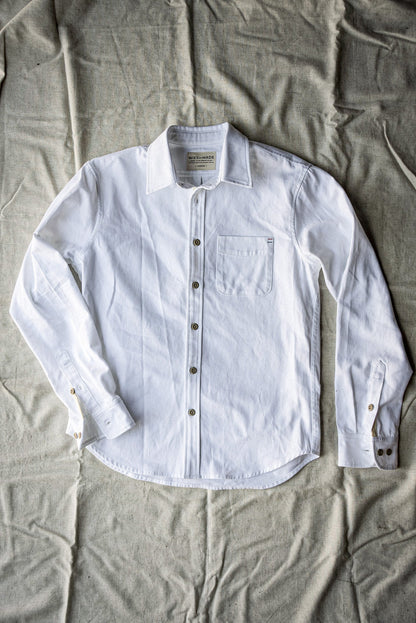 Men | Luma Shirting  | 7oz Twill 100% cotton - White