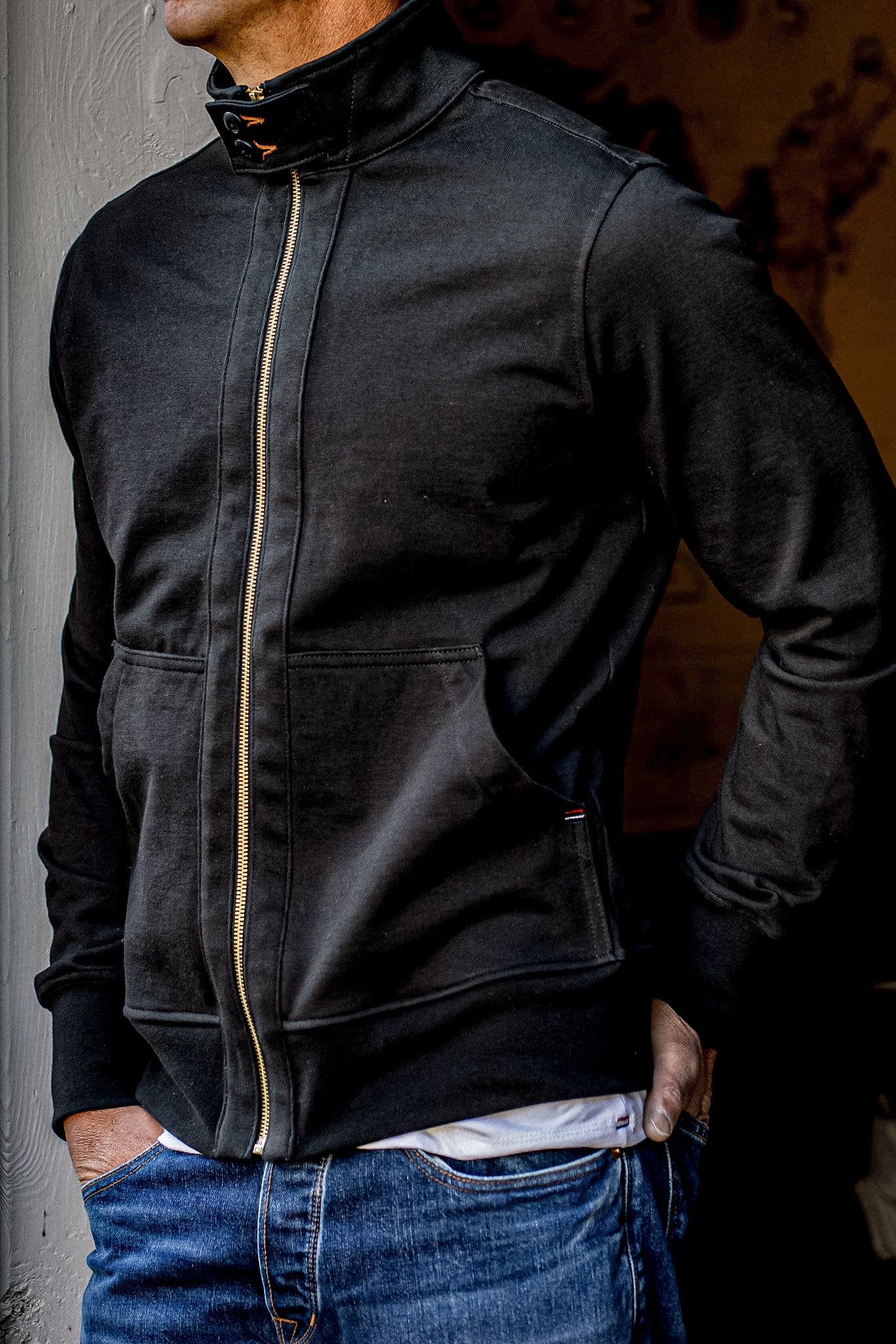 Men | Stinson Moto | 12oz 100% Cotton - Basalt