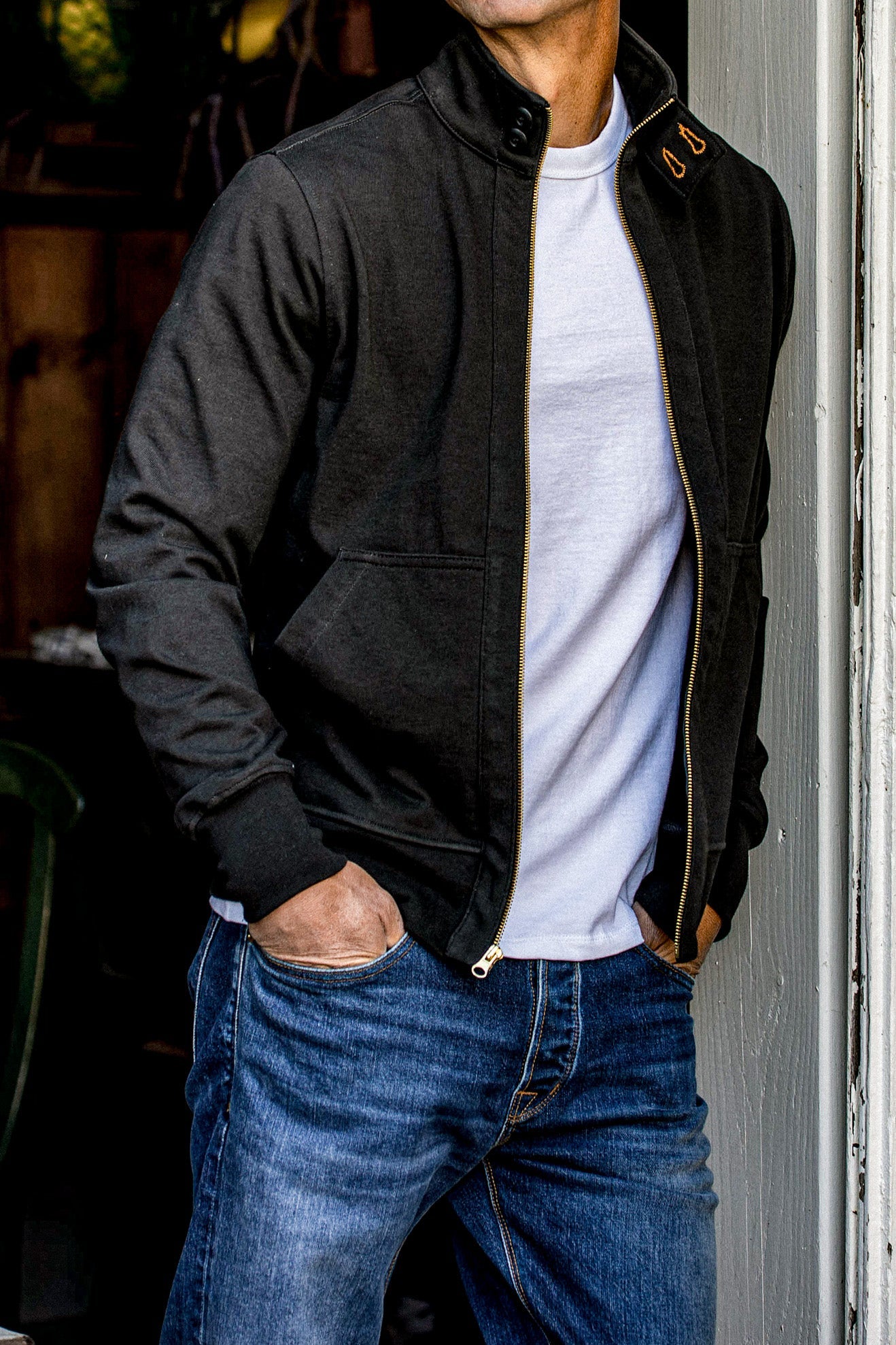 Men | Stinson Moto | 12oz 100% Cotton - Basalt