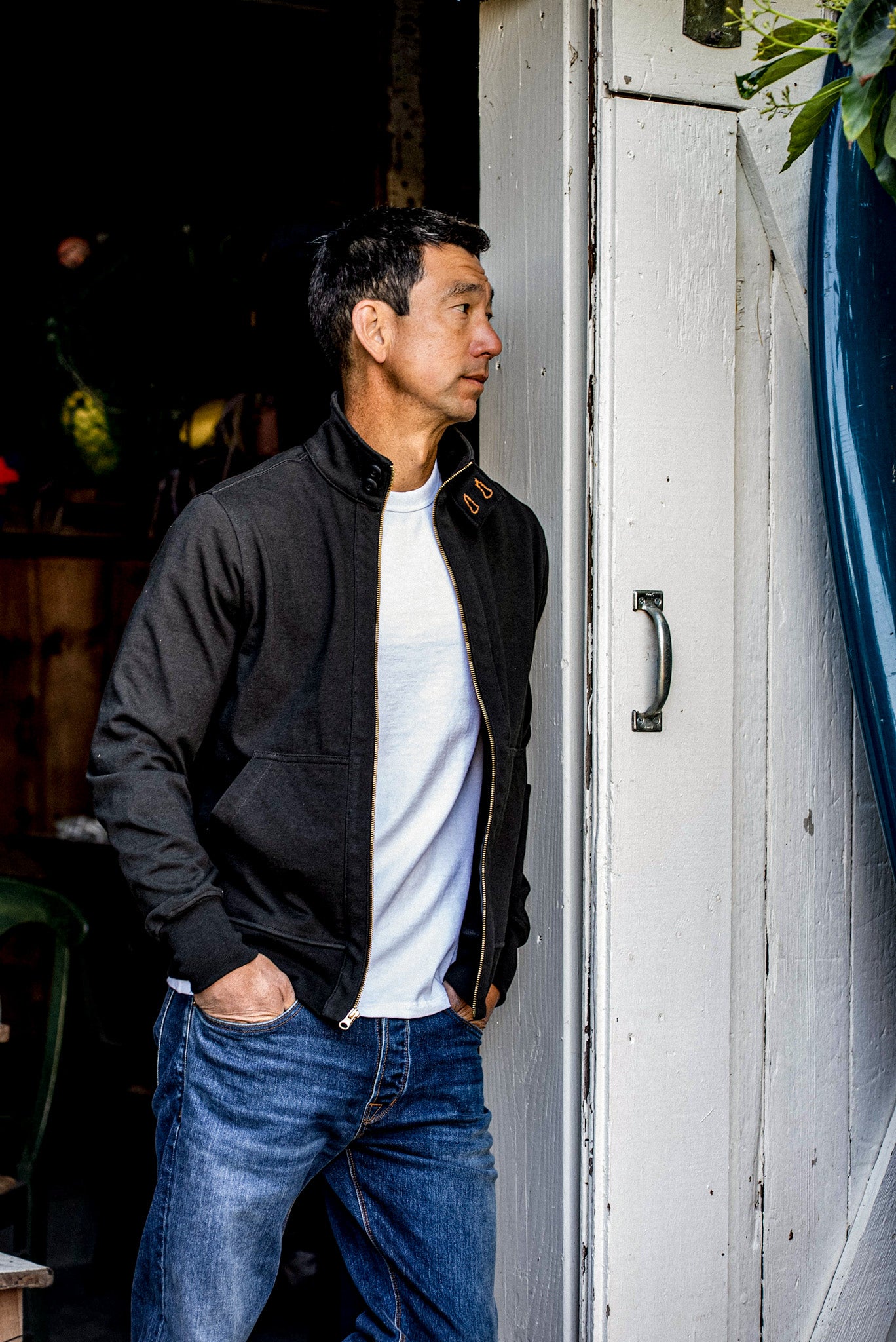 Men | Stinson Moto | 12oz 100% Cotton - Basalt