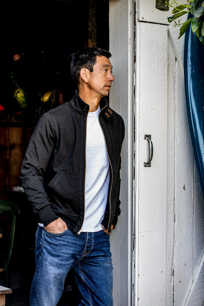 Men | Stinson Moto | 12oz 100% Cotton - Basalt