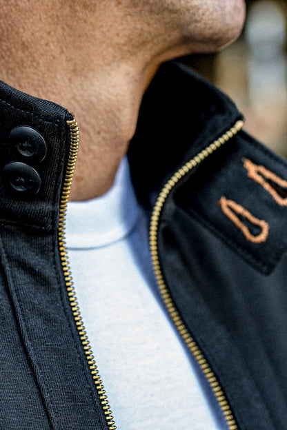 Men | Stinson Moto | 12oz 100% Cotton - Basalt
