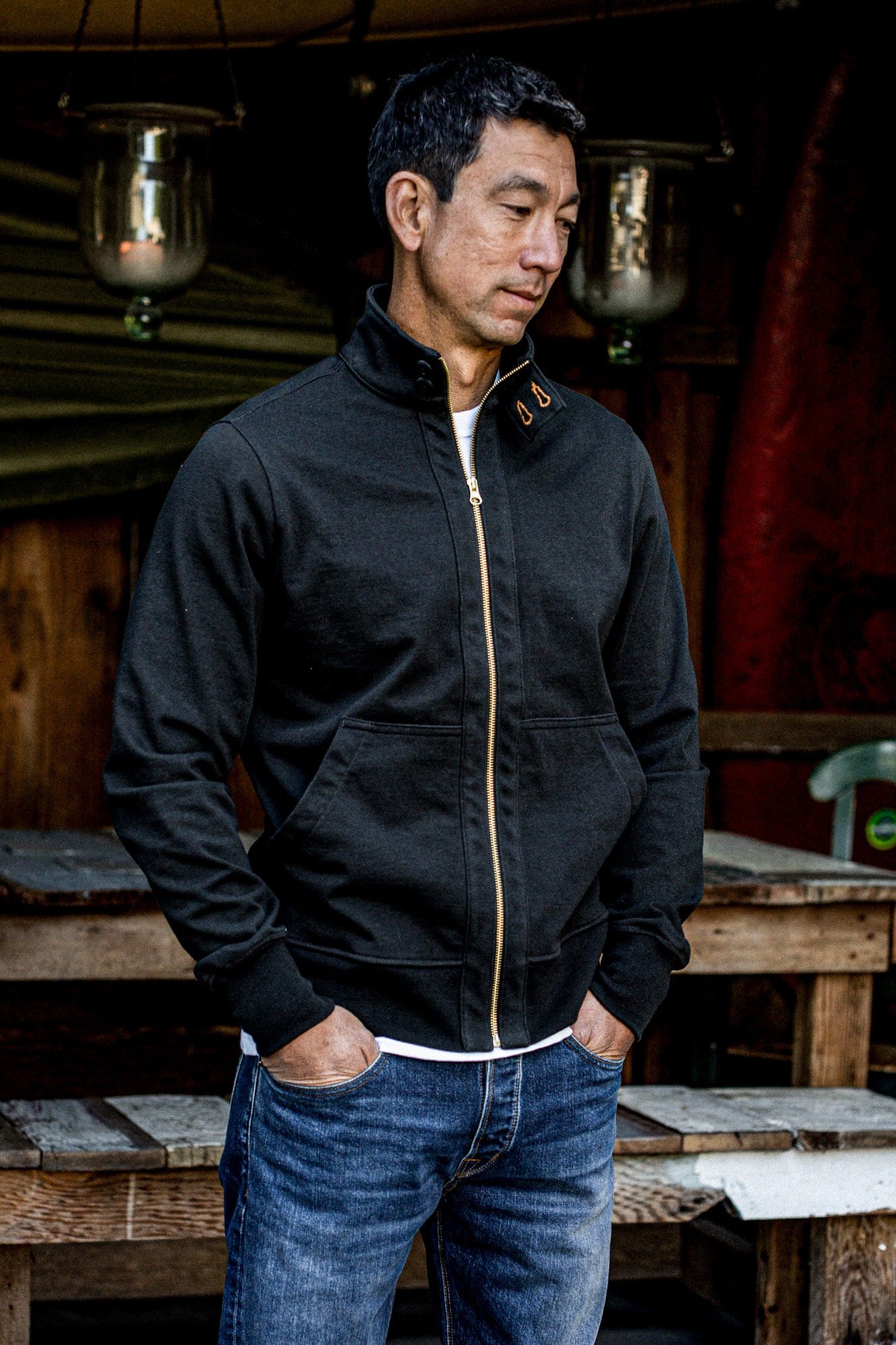 Men | Stinson Moto | 12oz 100% Cotton - Basalt