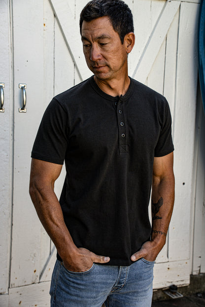 Reyes Henley | Heavyweight 8oz 100% Cotton