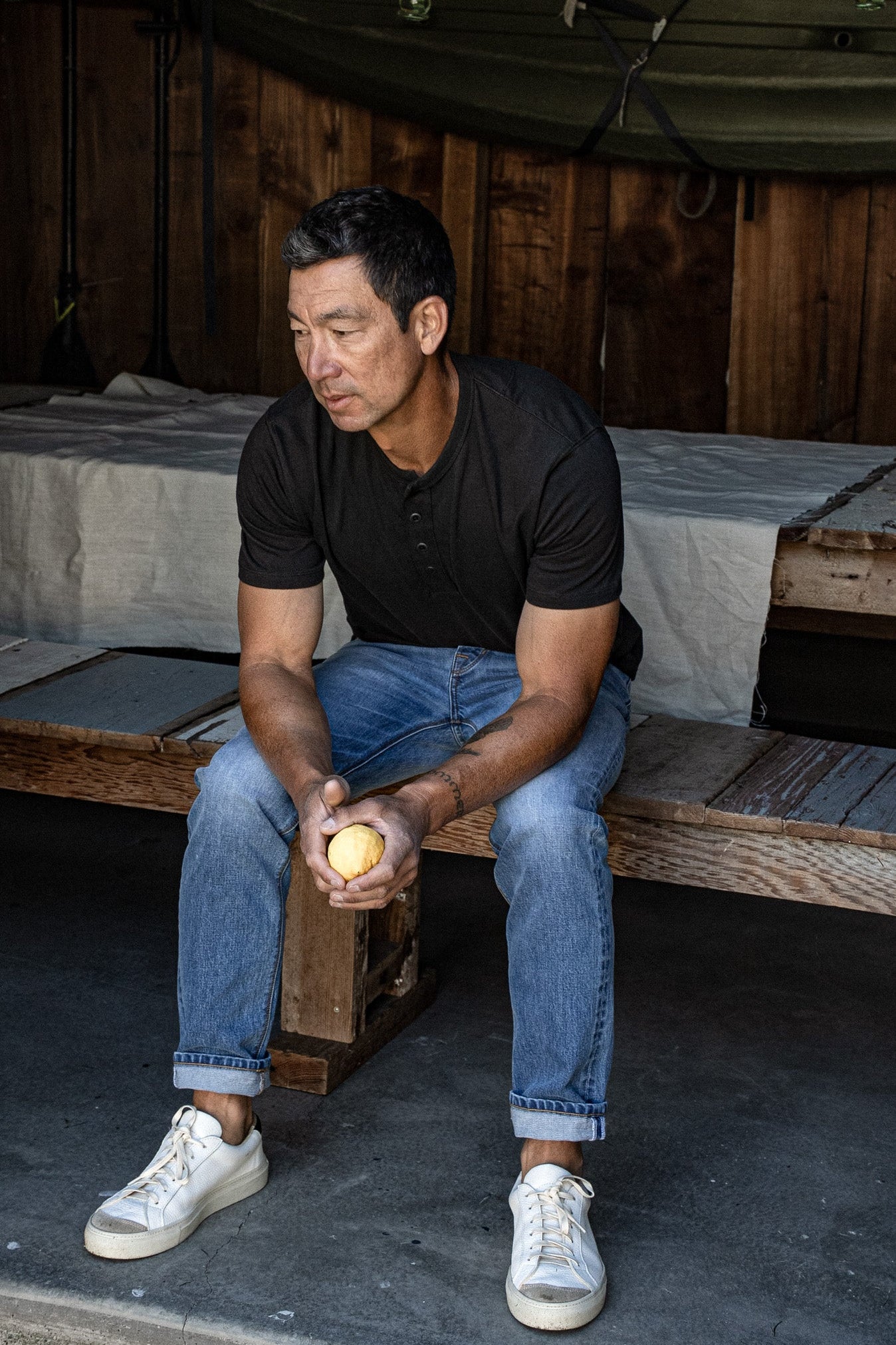 Reyes Henley | Heavyweight 8oz 100% Cotton