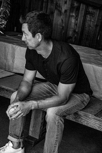 Reyes Henley | Heavyweight 8oz 100% Cotton