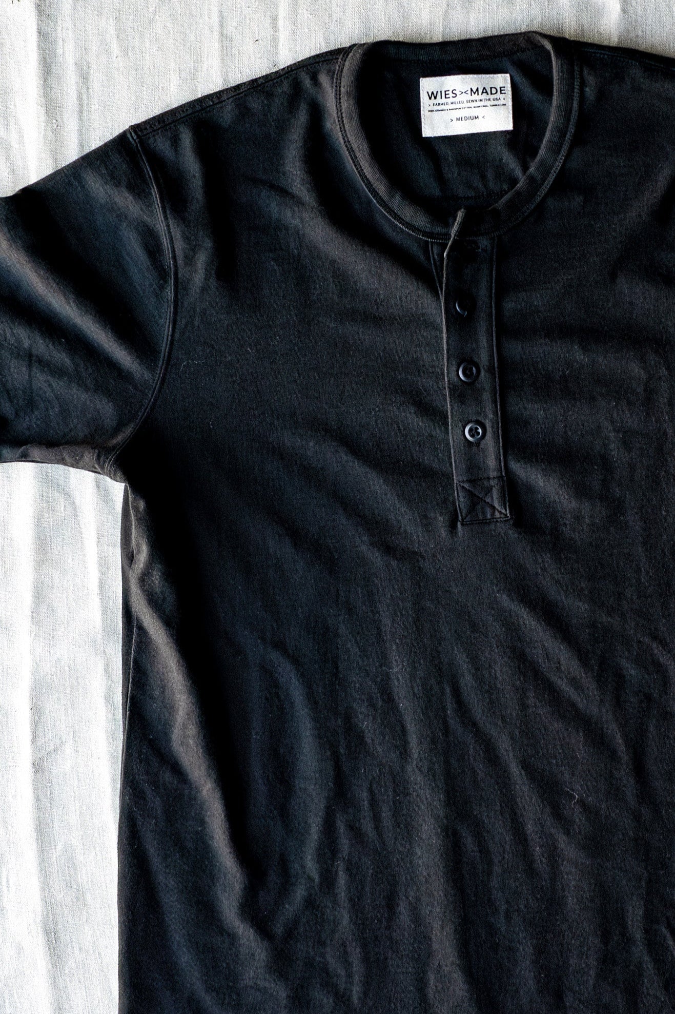 Reyes Henley | Heavyweight 8oz 100% Cotton