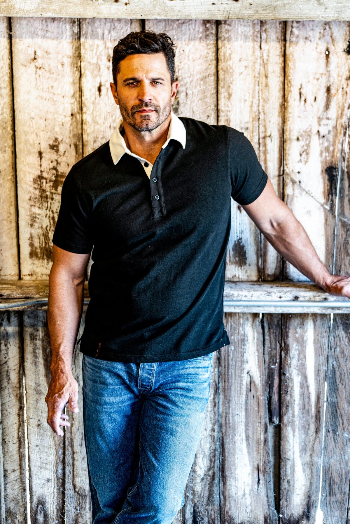 Men | Stinson Rugby | 12oz Rugby Jersey 100% cotton - Basalt