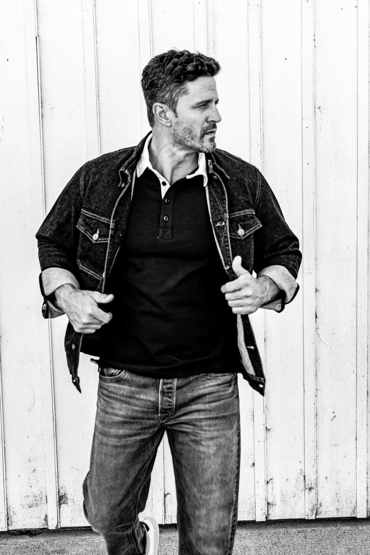 Men | Stinson Rugby | 12oz Rugby Jersey 100% cotton - Basalt