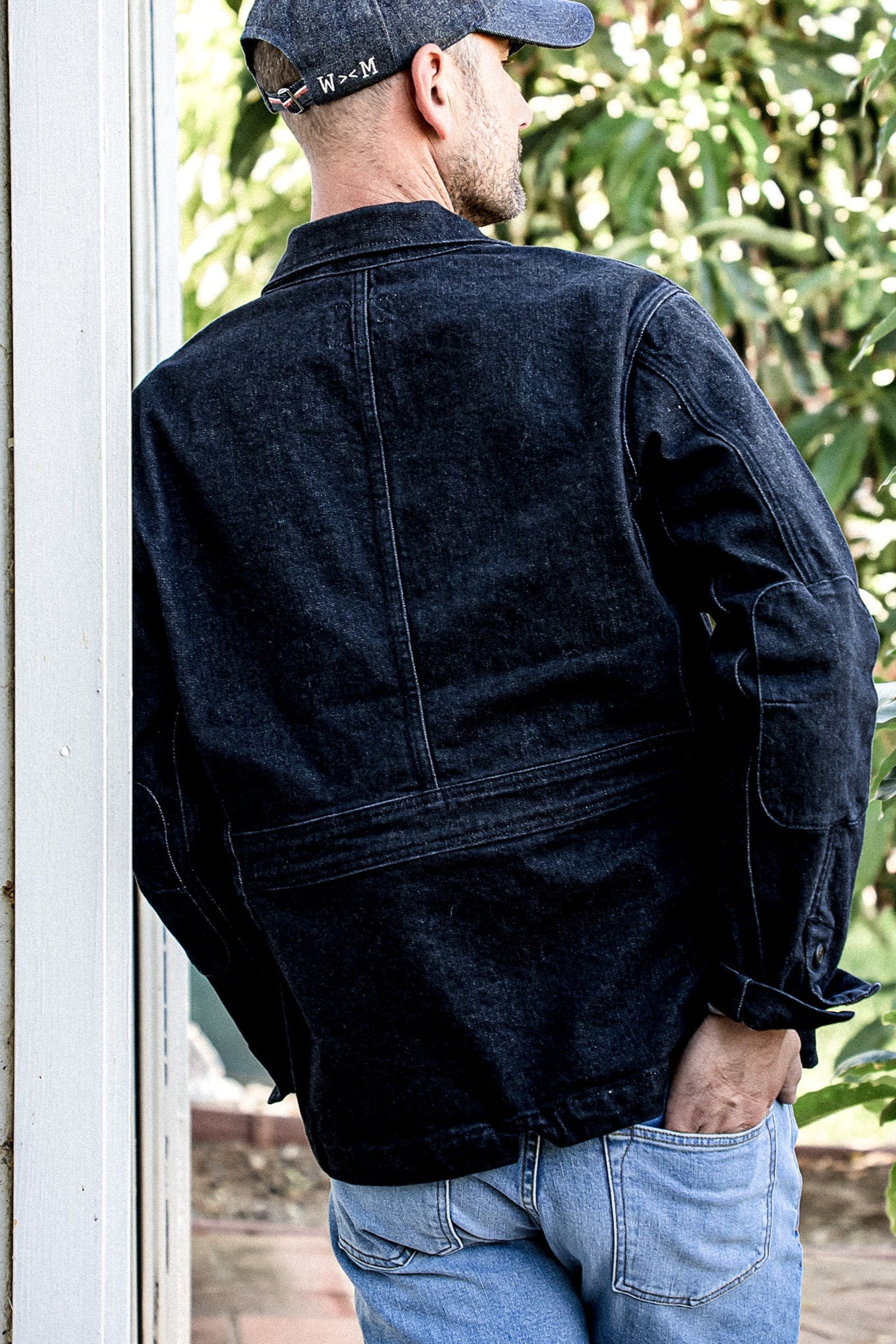 Men's Scout Blazer | Denim Chore Jacket - Black Stone