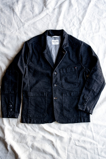 Men's Scout Blazer | Denim Chore Jacket - Black Stone