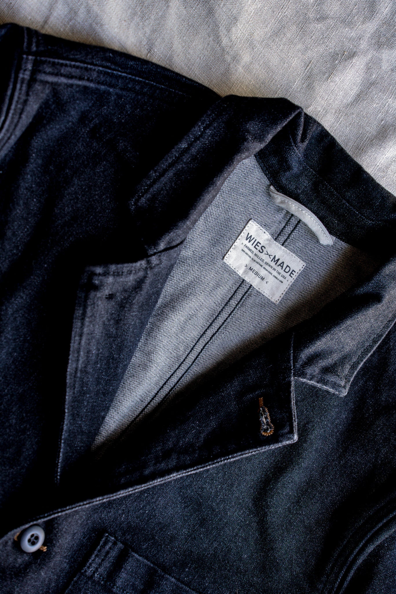 Men's Scout Blazer | Denim Chore Jacket - Black Stone